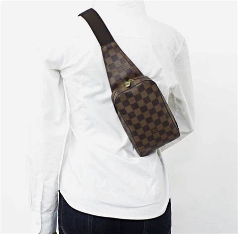 louis vuitton geronimos damier black|louis vuitton damier ebene strap.